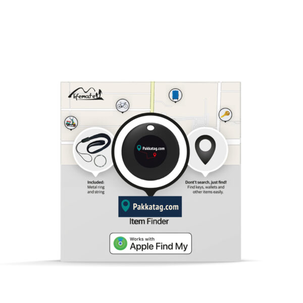 Pakkatag (iOS MFi-certifierad) tracker