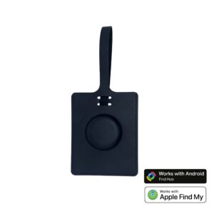 baggagetag svart tracker dual