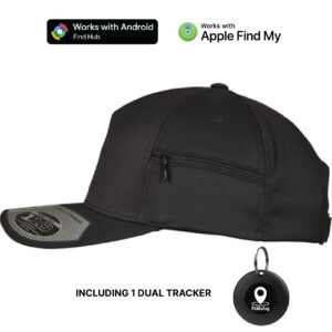 svart flexfit keps med tracker